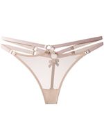 Bordelle Multi-Strap thong - Tons neutres