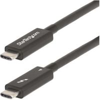 StarTech.com A40G2MB-TB4-CABLE Thunderbolt-kabel 2 m 40 Gbit/s Zwart