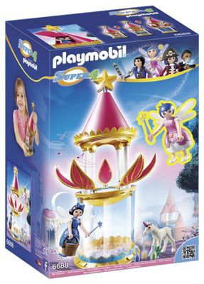 Playmobil® super 4 6688 musical flower tower with twinkle and donella