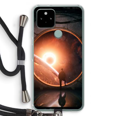 Ephemeral: Pixel 5 Transparant Hoesje met koord