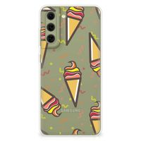 Samsung Galaxy S21FE Siliconen Case Icecream - thumbnail