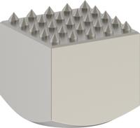 Bosch Accessoires Hardmetalen bouchardeerkop 50 x 50 mm 1st - 2608690179