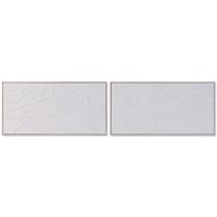Schilderij Home ESPRIT Wit Modern Scandinavisch (2 Stuks)