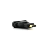Techly HDMI - DVI-D M/F HDMI DVI-D Zwart kabeladapter/verloopstukje - thumbnail
