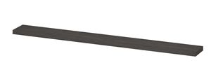 INK wandplank in houtdecor 3,5cm dik variabele maat voor vrije ophanging inclusief blinde bevestiging 120-180x20x3,5cm, oer grijs