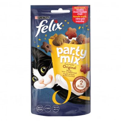 Felix Party Mix Original kattensnoep 60 gram 4 x 60 g