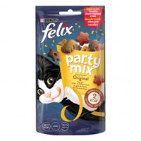 Felix Party Mix Original kattensnoep 60 gram 8 x 60 g - thumbnail
