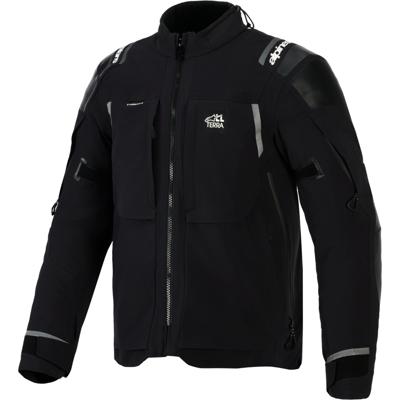 ALPINESTARS Andes Pro Drystar XF Jacket, Textiel motorjas heren, Zwart-Donker Grijs