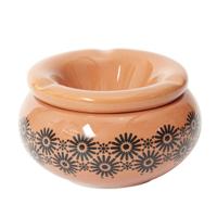 Storm Asbak Marrakesh - Kunststeen - D8 x H5 cm - terra - voor binnen/balkon/serre