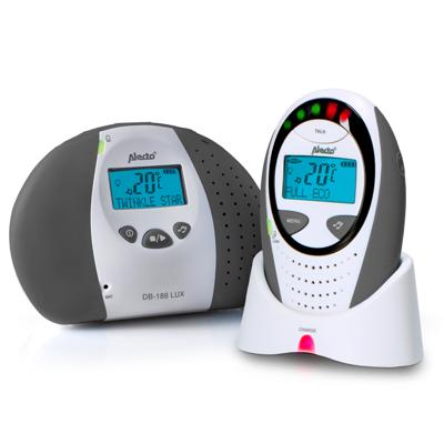 DB-188 LUX - Full Eco DECT babyfoon met display - wit/antraciet