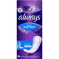 Alle soorten 3 verpakkingen | Always Daily Protect Long 0% Parfum Inlegkruisjes Aanbieding bij Jumbo