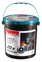 Makita Accessoires afbraamsschijf staal - d-18465-20 d-18465-20