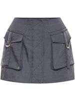 Dion Lee minijupe à poche aviateur - Gris