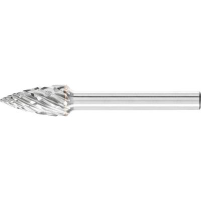 PFERD TOOLS 21122687 Freesstift Spitsboog Lengte 60 mm Afmeting, Ø 10 mm Werklengte 20 mm Schachtdiameter 6 mm