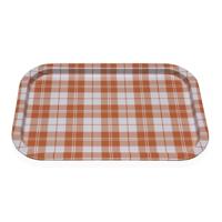 Dienblad Versa Vichy Geel 23 X 1,5 X 34 CM
