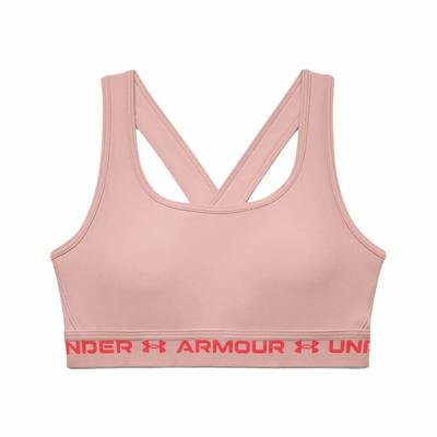 Sportbeha Under Armour Crossback Mid Roze - Maat: XS