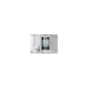Wiesbaden Thermo Complete Douchecabine 80x80x218 Aluminium 5 mm Glas