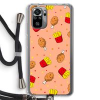 Chicken 'n Fries: Xiaomi Redmi Note 10S Transparant Hoesje met koord
