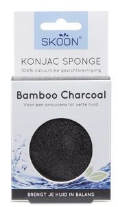Skoon Konjac Sponge Bamboo Charcoal