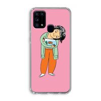 Visknuffel: Samsung Galaxy M31 Transparant Hoesje