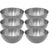 Secret de Gourmet Slakommetjes - 6x - schaaltjes - RVS - D13 x H6,4 cm