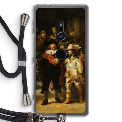 De Nachtwacht: Sony Xperia XZ2 Transparant Hoesje met koord