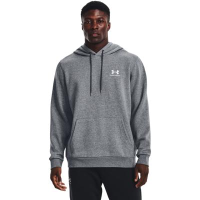 Under Armour Essential Fleece Hoodie Grijs Wit