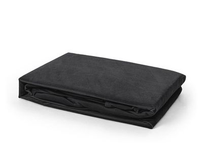 Sleeptime Velvet Hoeslaken Zwart-Lits-jumeaux (180x200 cm)
