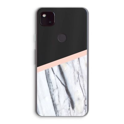 A touch of peach: Google Pixel 4a 5G Transparant Hoesje