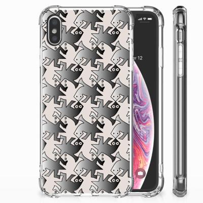 Apple iPhone Xs Max Case Anti-shock Salamander Grey Apple iPhone Xs Max Case Anti-shock Salamander Grey