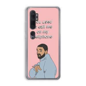 Hotline bling: Xiaomi Mi Note 10 Transparant Hoesje