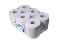 Euro Poetspapier naturel wit midirollen - 300 meter x 20cm (6 stuks) Euro Poetspapier naturel wit midirollen - 300 meter x 20cm (6 stuks)