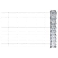 VidaXL Hek 50x1,5 m gegalvaniseerd staal zilverkleurig