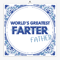 Tegeltje world´s greatest father