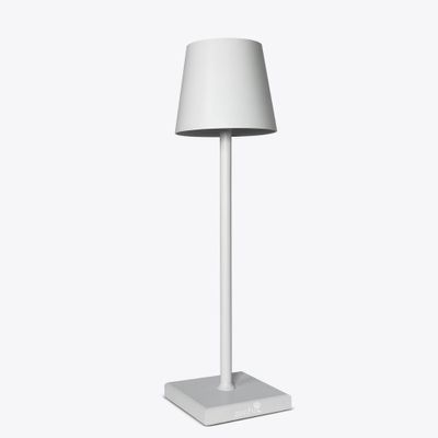 Tafellamp draadloos LED - Binnen/buiten - Oplaadbaar en Dimbaar - 38cm - wit