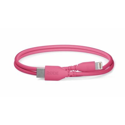 RODE SC21 30cm USB-C naar Lightning kabel, roze