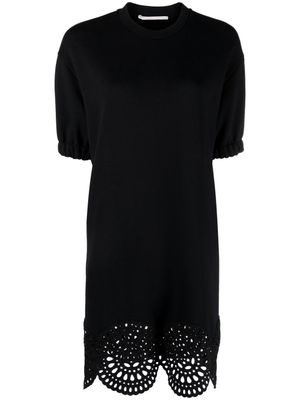 Stella McCartney robe à broderie anglaise - Noir