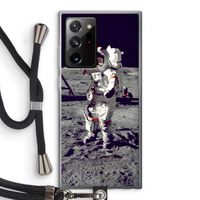 Spaceman: Samsung Galaxy Note 20 Ultra / Note 20 Ultra 5G Transparant Hoesje met koord Spaceman: Samsung Galaxy Note 20 Ultra / Note 20 Ultra 5G Transparant Hoesje met koord