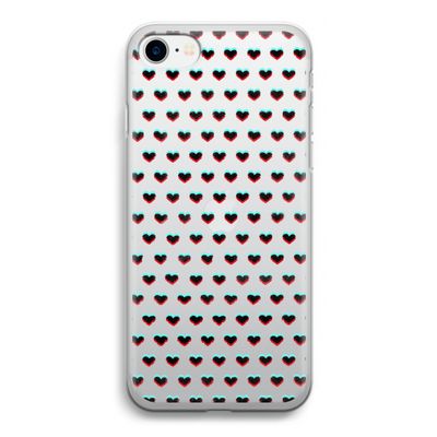 Hartjes: iPhone SE 2020 Transparant Hoesje