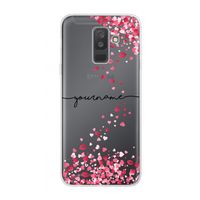 Hartjes en kusjes: Samsung Galaxy A6 Plus (2018) Transparant Hoesje