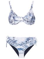 Lygia & Nanny bikini à imprimé palmier - Bleu - thumbnail