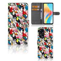 OPPO A98 5G | Telefoonhoesje | Met pasjeshouder | Birds