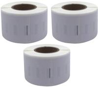 Huismerk Label tape geschikt voor Dymo 99010 | 28 x 89 mm | S0722370 (zonder chip) - Compatible Labelwriter - 550 Klein adreslabel - 130 per rol - 3 stuks