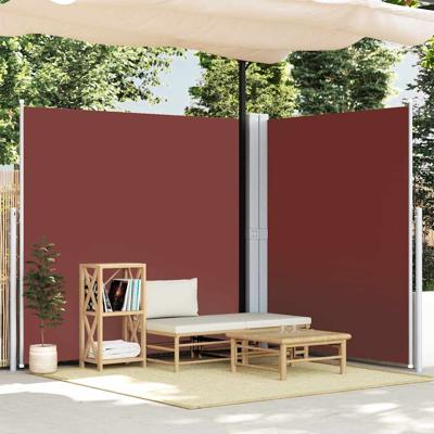 Windscherm uittrekbaar 200x600 cm bruin