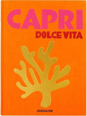 Assouline livre Capri Dolce Vita - Orange
