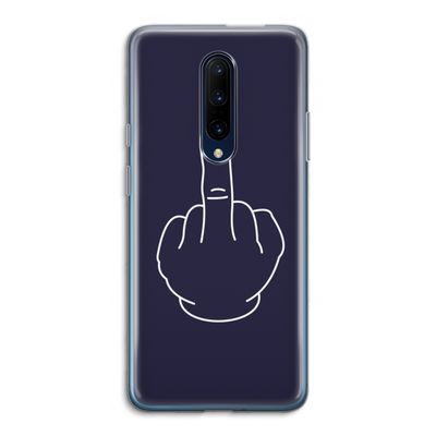 F**k U: OnePlus 7 Pro Transparant Hoesje