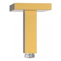 Douchearm Tres Exclusive | 11 cm | Plafond montage | Messing | Vierkant | 24k Goud mat