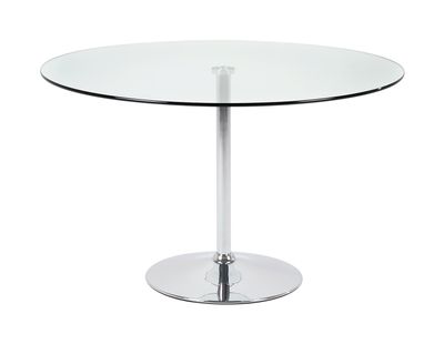 Bendt Ronde Glazen Eettafel 'Felicia' 100cm Bendt Ronde Glazen Eettafel 'Felicia' 100cm
