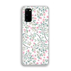 Sierlijke bloemen: Samsung Galaxy S20 Transparant Hoesje