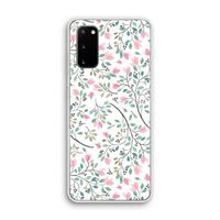 Sierlijke bloemen: Samsung Galaxy S20 Transparant Hoesje